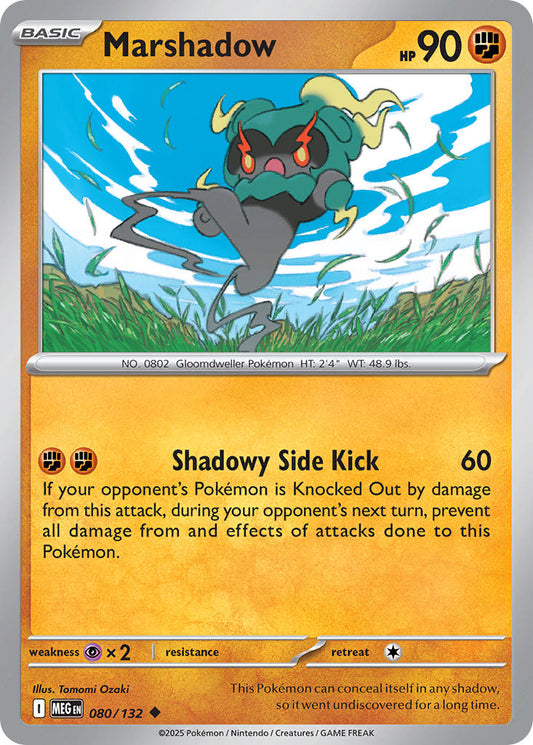 (080/MEG) Pokemon TCG Mega Evolution Single: Marshadow   Uncommon
