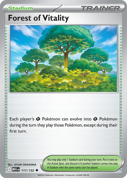(117/MEG) Pokemon TCG Mega Evolution Single: Forest of Vitality  Uncommon