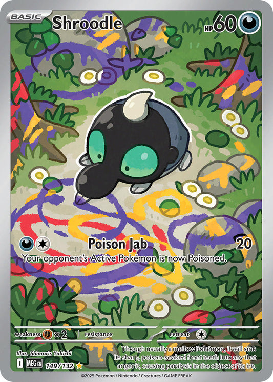 (149/MEG) Pokemon TCG Mega Evolution Single: Shroodle   Illustration Rare