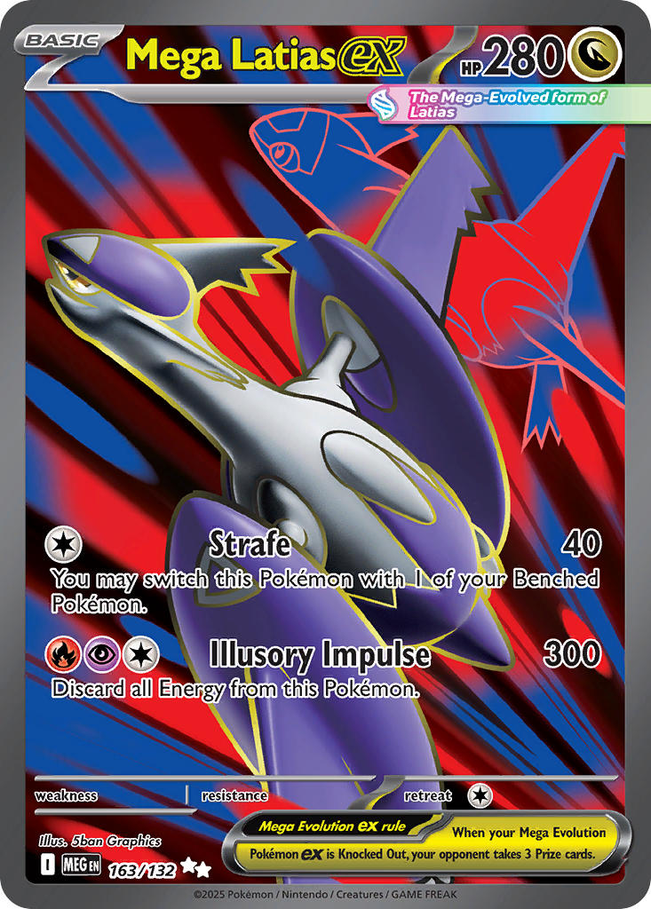(163/MEG) Pokemon TCG Mega Evolution Single: Mega Latias ex   Ultra Rare
