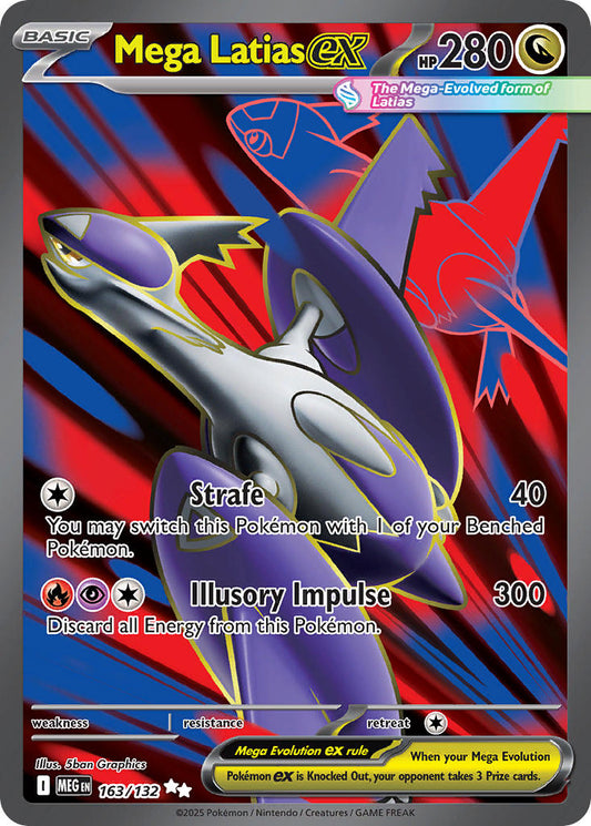 (163/MEG) Pokemon TCG Mega Evolution Single: Mega Latias ex   Ultra Rare