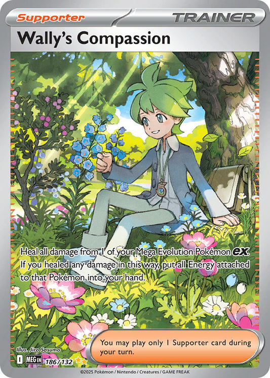 (186/MEG) Pokemon TCG Mega Evolution Single: Wally's Compassion  Special Illustration Rare