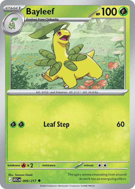 (009/217) Pokemon TCG Ascended Heroes Single: Bayleef   Uncommon