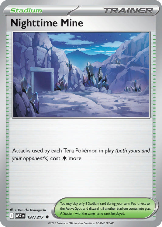 (197/217) Pokemon TCG Ascended Heroes Single: Nighttime Mine Reverse Holo Uncommon