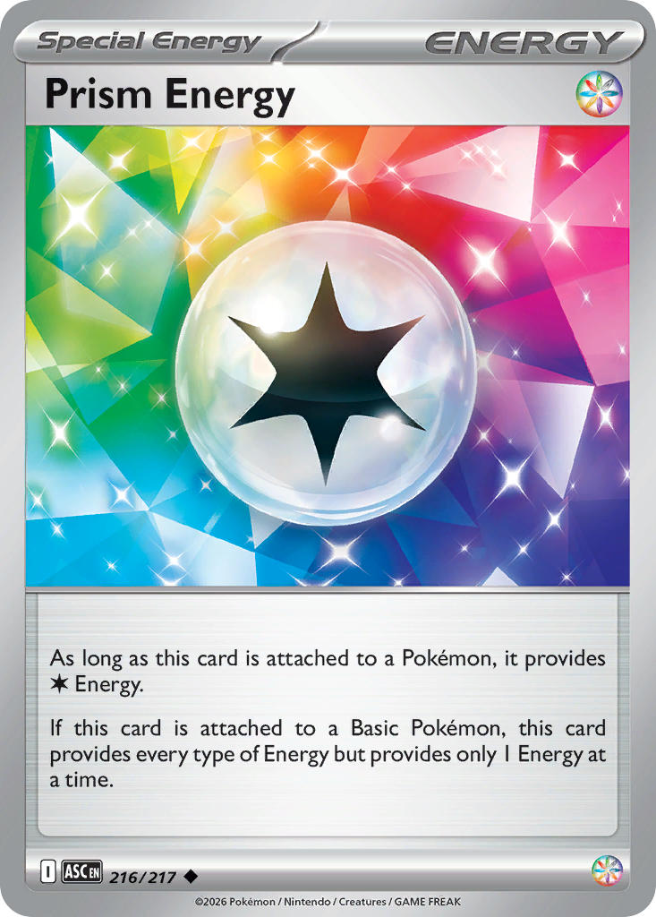 (216/217) Pokemon TCG Ascended Heroes Single: Prism Energy  Uncommon
