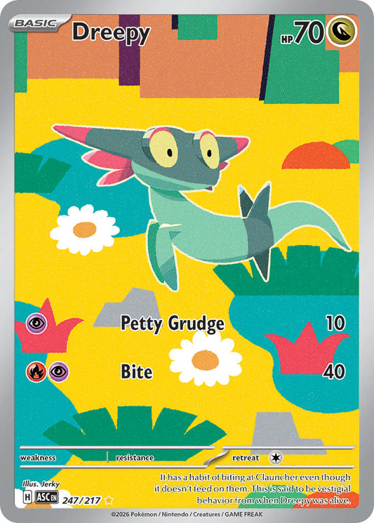 (247/217) Pokemon TCG Ascended Heroes Single: Dreepy   Illustration Rare