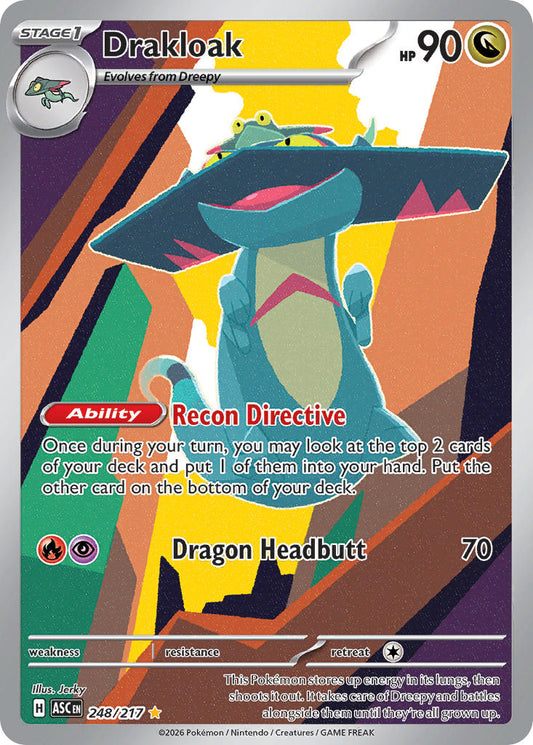 (248/217) Pokemon TCG Ascended Heroes Single: Drakloak   Illustration Rare