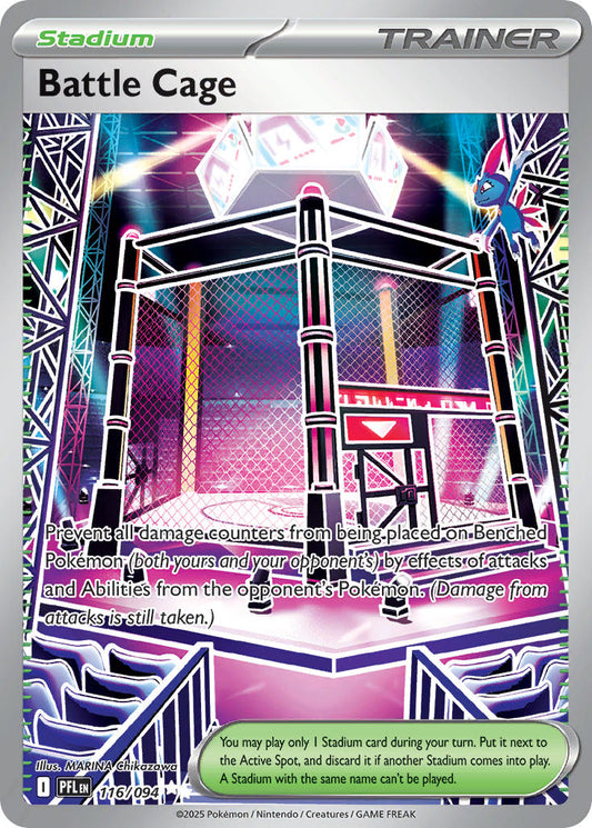 (116/094) Pokemon TCG Phantasmal Flames Single: Battle Cage  Ultra Rare