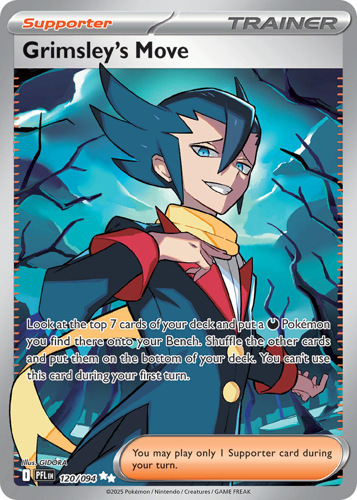 (120/094) Pokemon TCG Phantasmal Flames Single: Grimsley's Move  Ultra Rare
