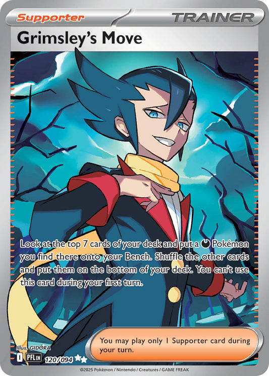 (120/094) Pokemon TCG Phantasmal Flames Single: Grimsley's Move  Ultra Rare