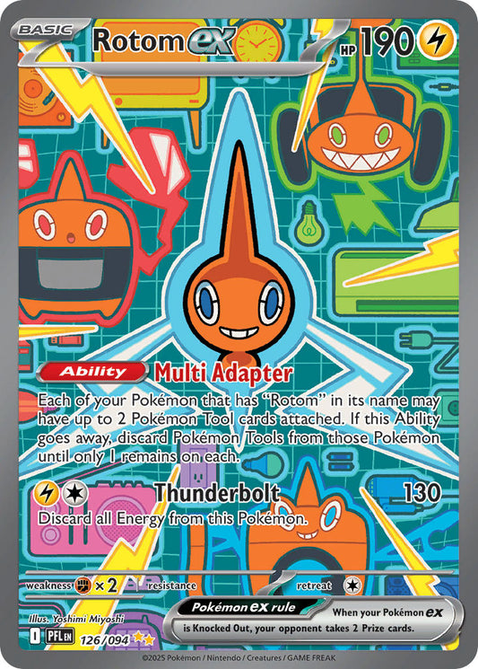 (126/094) Pokemon TCG Phantasmal Flames Single: Rotom ex   Special Illustration Rare