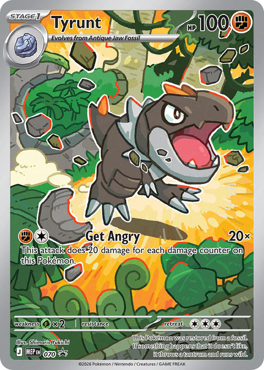 (070) Pokemon TCG MEP Black Star Promos Single: Tyrunt   Promo