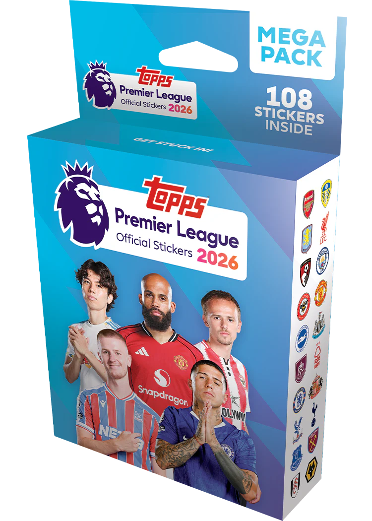 Topps: Premier League 2026: Stickers Mega Pack
