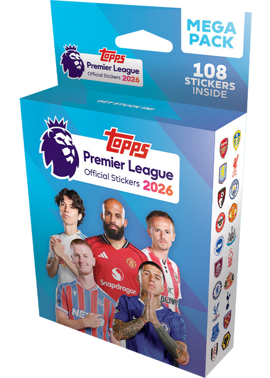 Topps: Premier League 2026: Stickers Mega Pack