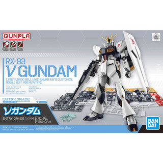 Gunpla Model Kit: ENTRY GRADE (EG) 1/144 ν Gundam (3L)