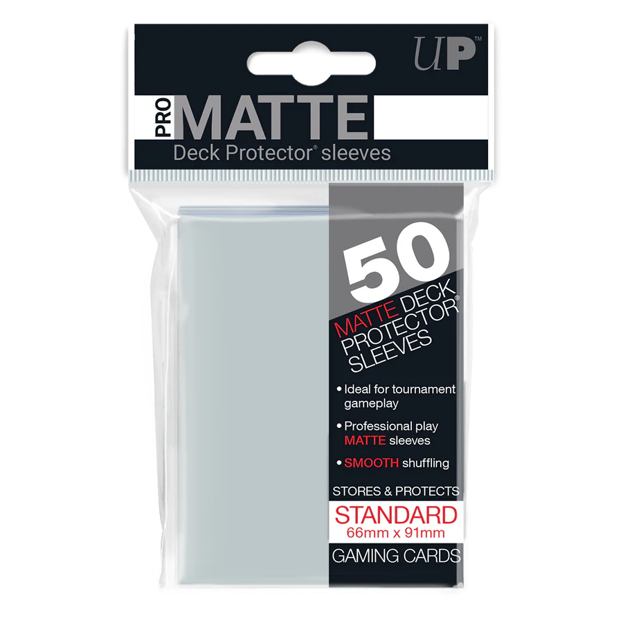 Ultra Pro Matte Deck Protector Sleeves - 50ct Clear