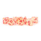 Fanroll: 16mm Resin Polyhedral Dice Set: Flash Red