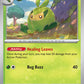 (002/086) Pokemon TCG White Flare: Additionals Single: Swadloon   Common Poké Ball Holo