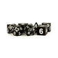 Fanroll: 16mm Sharp Edge Silicone Rubber Poly Dice Set: Gold Scatter