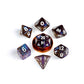 Fanroll: 10mm Mini Polyhedral Dice set: Stardust Galaxy
