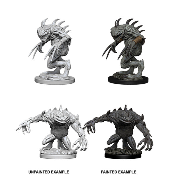 WizKids - D&D Nolzurs Marvelous Miniatures: Grey Slaad & Death Slaad - Wave 5