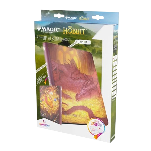 Gamegenic: Magic the Gathering (MTG): The Hobbit: Zip-Up Album 18-Pocket: Smaug's Mox Amber
