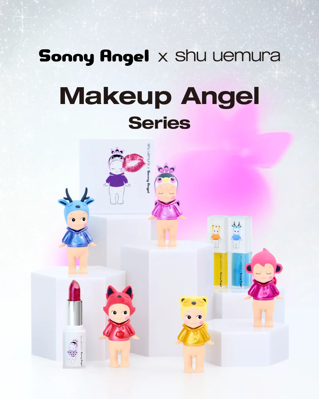 Sonny Angel × Shu Uemura Makeup Angel Series