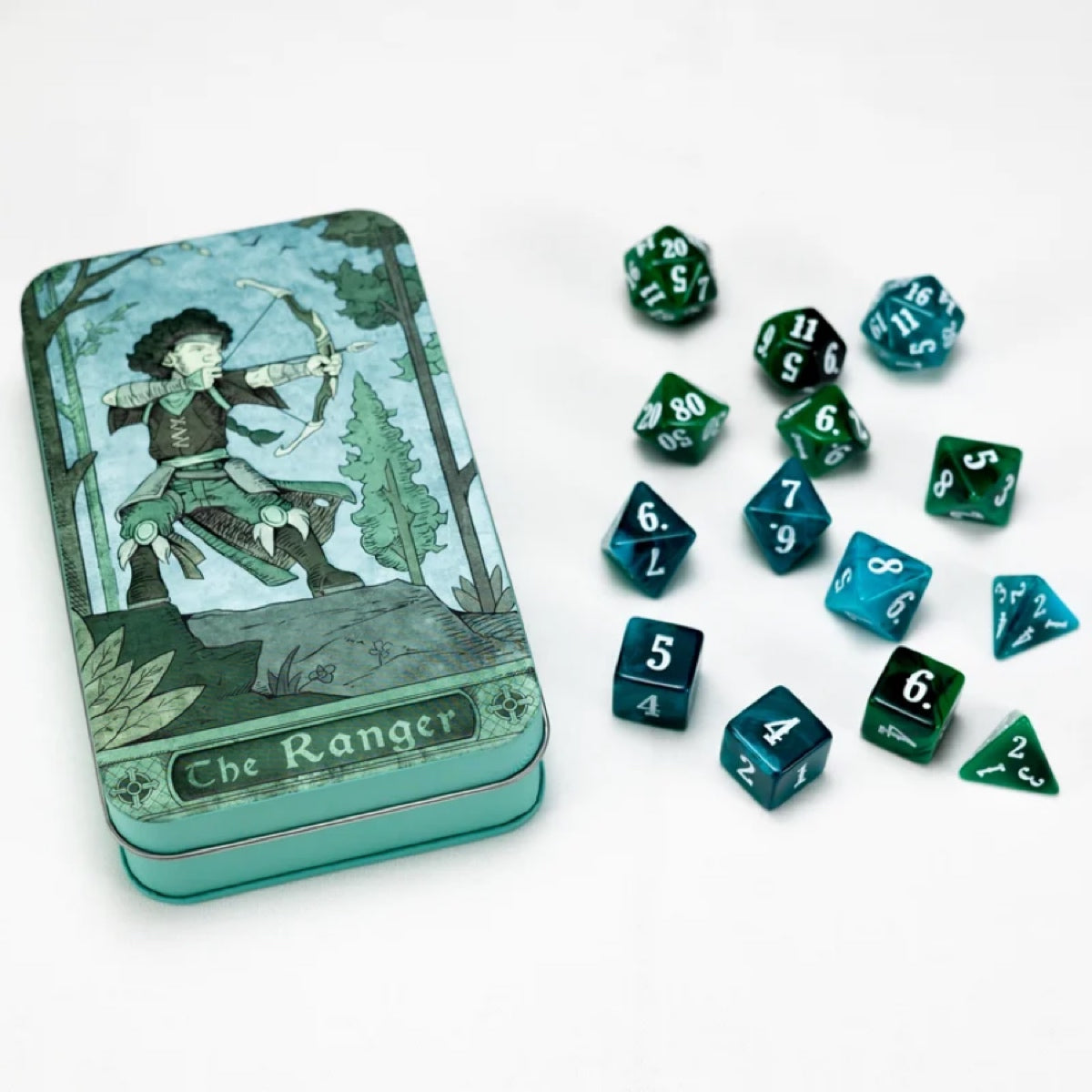 Beadle & Grimms: Character Class Dice Set in Tin: The Ranger