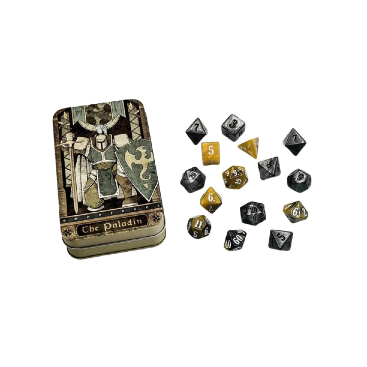 Beadle & Grimms: Character Class Dice Set in Tin: The Paladin