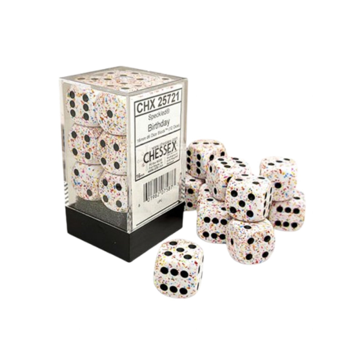 Chessex: Speckled 16mm Dice Block: Birthday