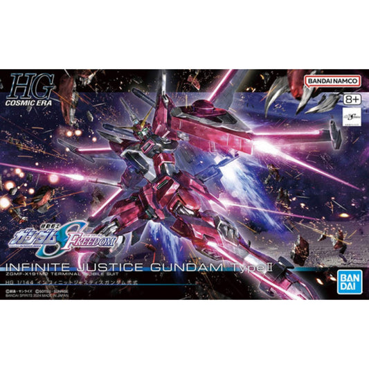 Gundam Model Kit: 1/144 Infinite Justice Gundam Type II: High Grade (HG)