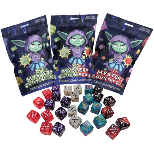 Mystery Dice Goblin (MDG): Counter Dice Mystery Bag [+/-]