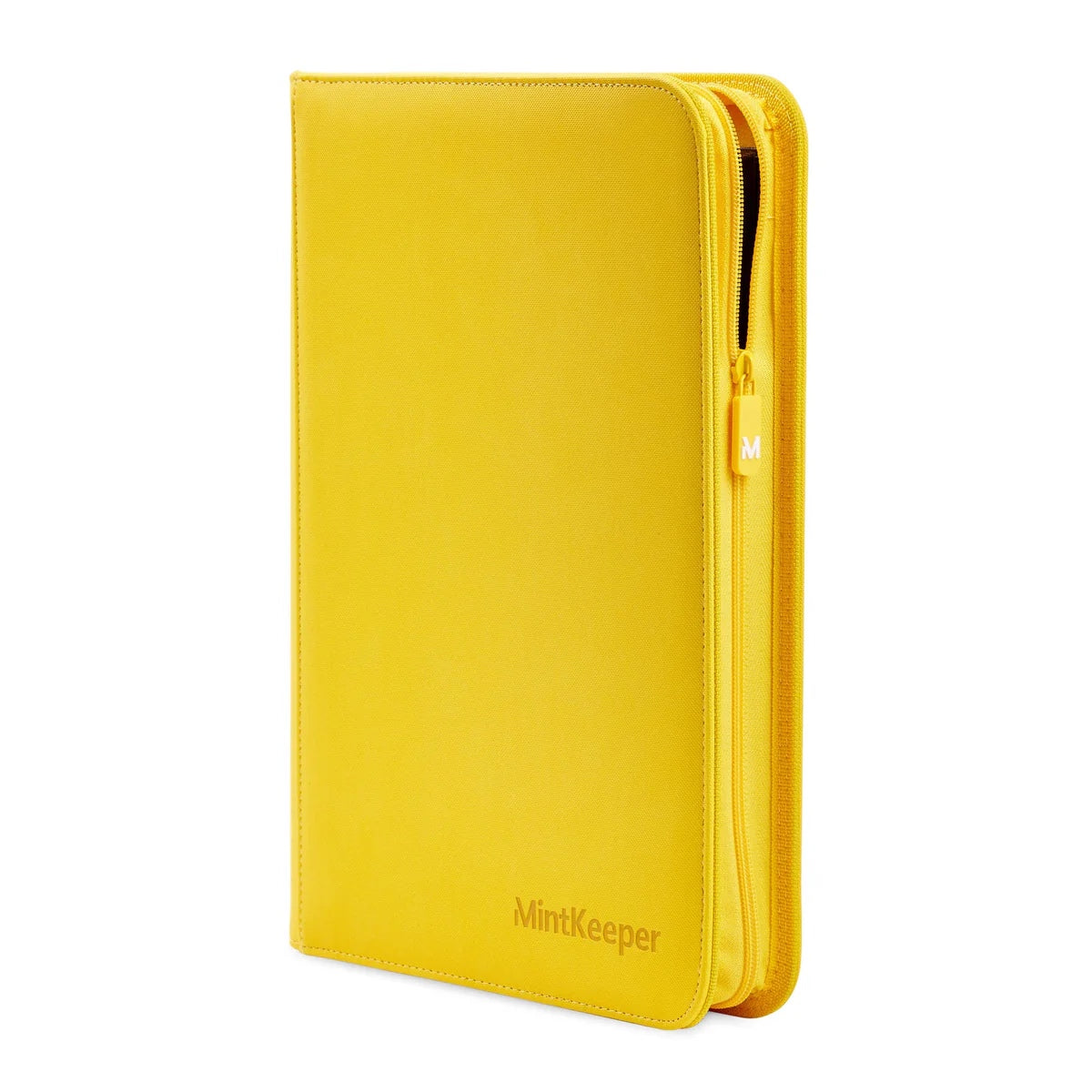 MintKeeper - 9 Pocket Premium Zip Trading Card Binder - Yellow