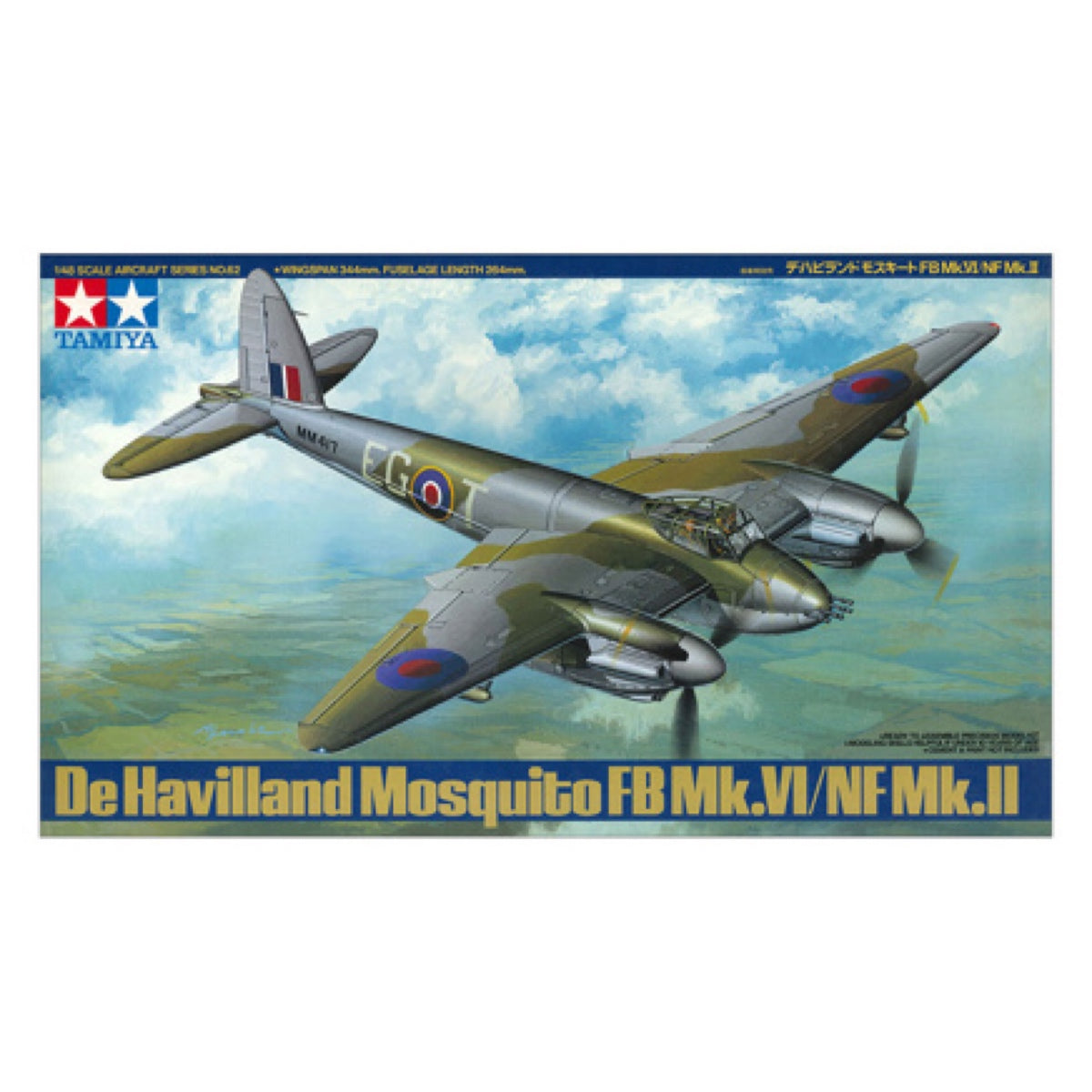 Tamiya: 1/48 de Havilland Mosquito FB Mk.VI/NF Mk.II