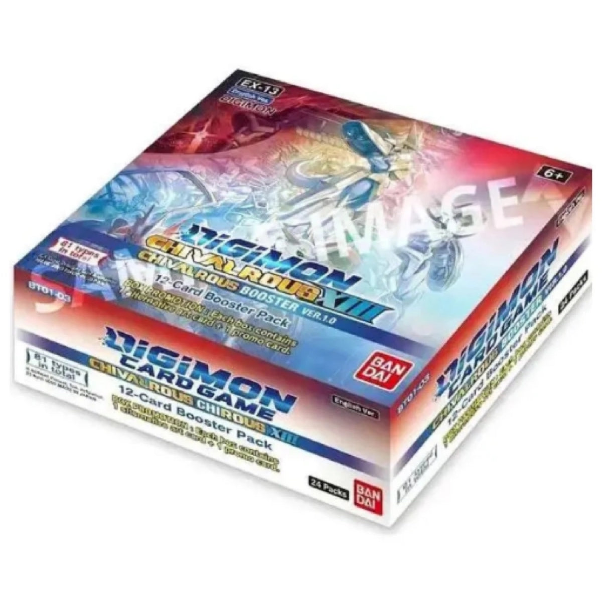 Digimon Card Game (CG): Extra Booster 13: Chivalrous XIII (EX-13) Booster Box