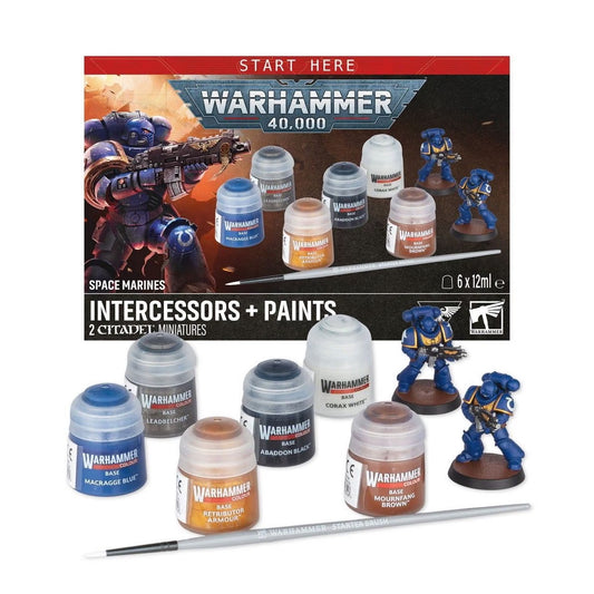 Warhammer 40,000: Space Marines: Intercessors & Paints