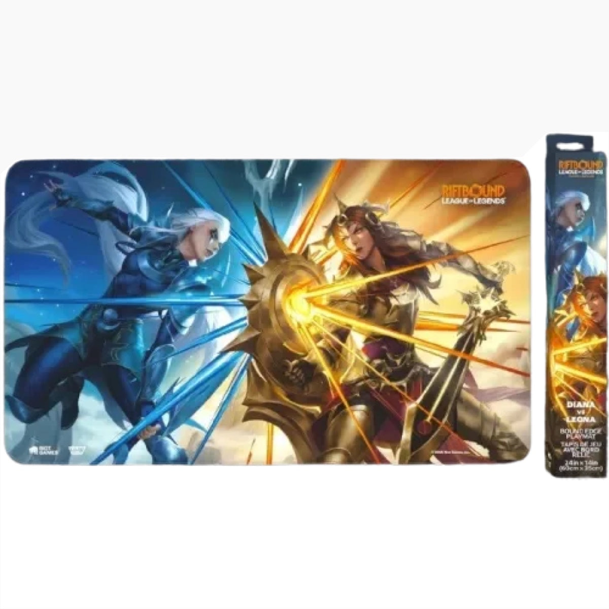 Riftbound: League of Legends TCG Vendetta Diana Vs Leona Playmat