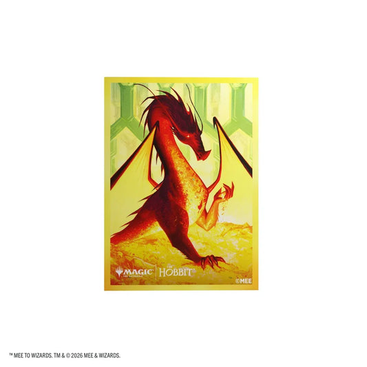 Gamegenic: Magic the Gathering (MTG): The Hobbit: Premium Art Sleeves: Smaug the Golden