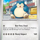 (136/167) Pokemon TCG Twilight Masquerade Single: Snorlax  Reverse Holo Uncommon