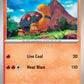 (025/159) Pokemon TCG Journey Together Single: Torkoal  Reverse Holo Common