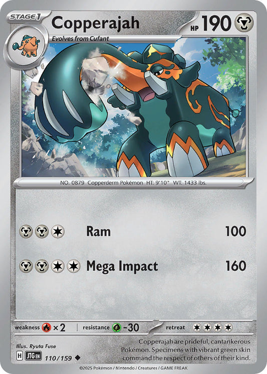 (110/159) Pokemon TCG Journey Together Single: Copperajah   Uncommon