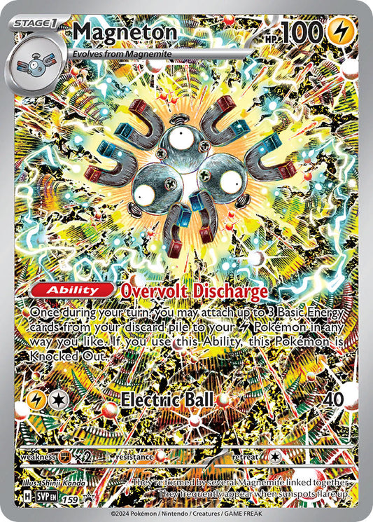 (159) Pokemon TCG SV Black Star Promos Single: Magneton   Promo