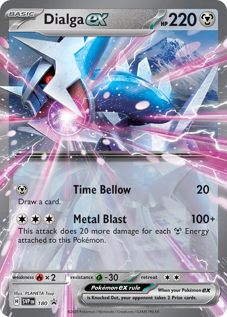(180) Pokemon TCG SV Black Star Promos Single: Dialga ex   Promo