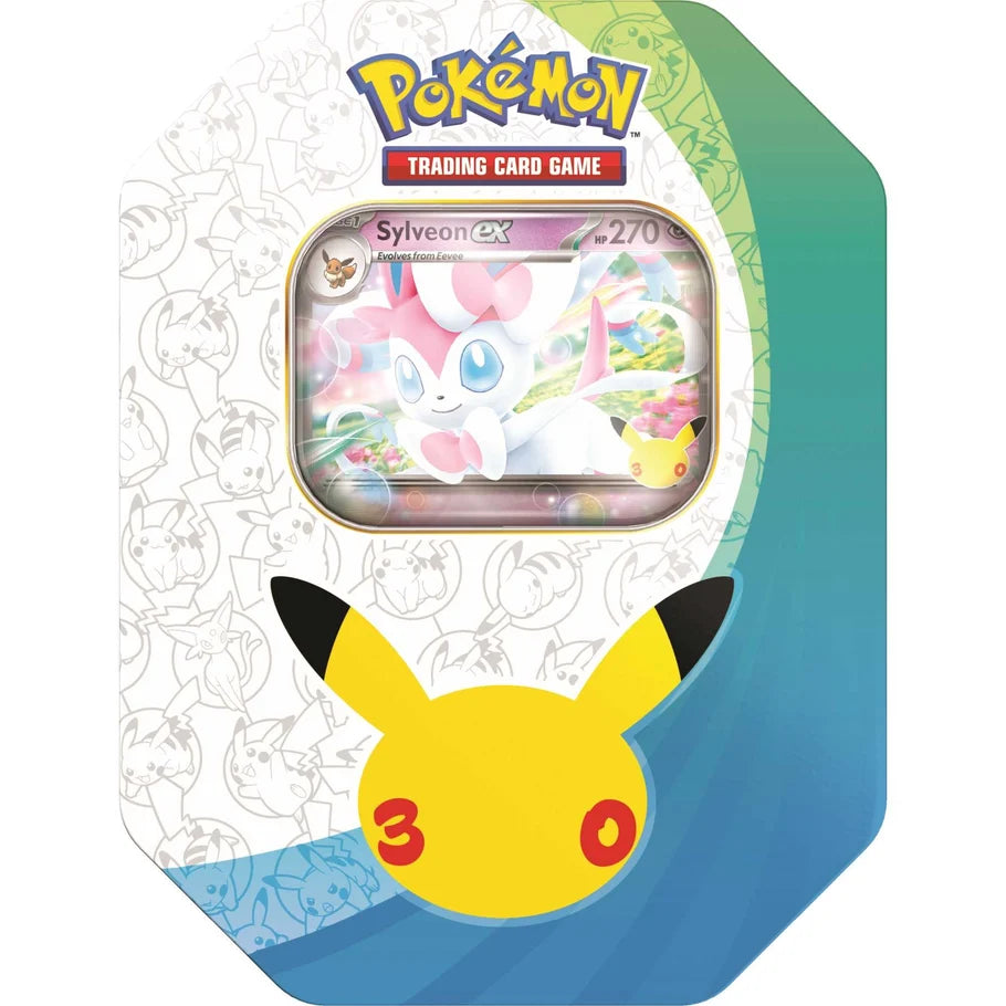 Pokémon TCG:  30th Celebration: Sylveon Ex Tin