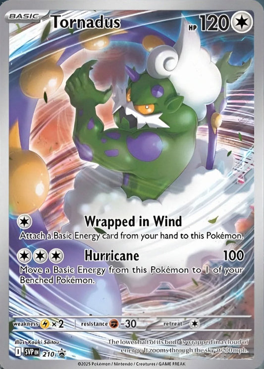 (210) Pokemon TCG SV Black Star Promos Single: Tornadus   Promo