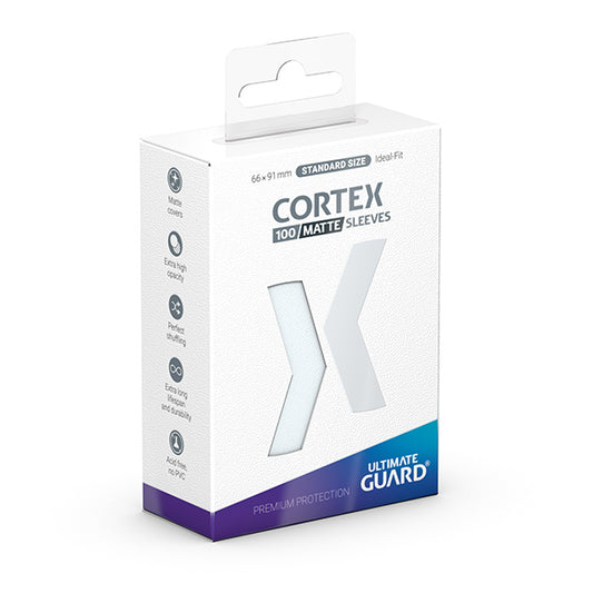 Ultimate Guard: Cortex Sleeves Standard Size: Matte Transparent 100pk