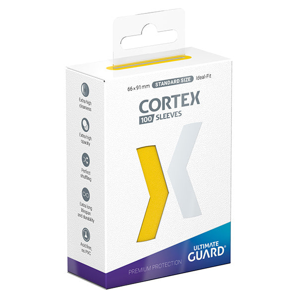 Ultimate Guard: Cortex Sleeves Standard Size: Yellow 100pk