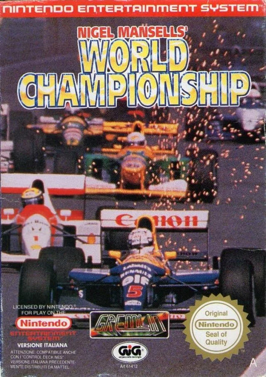 NES: Nigel Mansell's World Championship