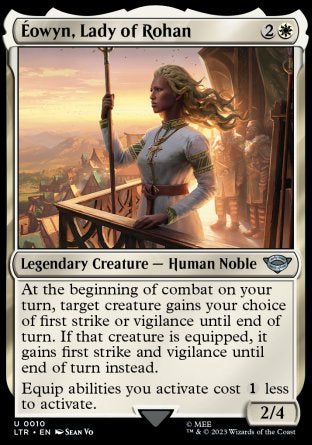 (010) Magic The Gathering The Lord of the Rings: Tales of Middle-earth Single: Eowyn, Lady of Rohan  Uncommon