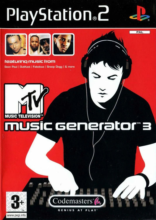 Playstation 2: MTV Music Generator 3